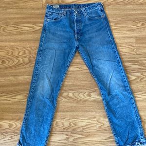 Mens Levis 501s ‘93 Size 34 32 blue wash